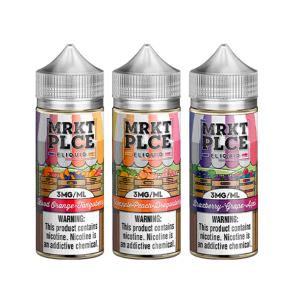 MRKT PLCE ELIQUID VAPE JUICE 100ML - 3MG