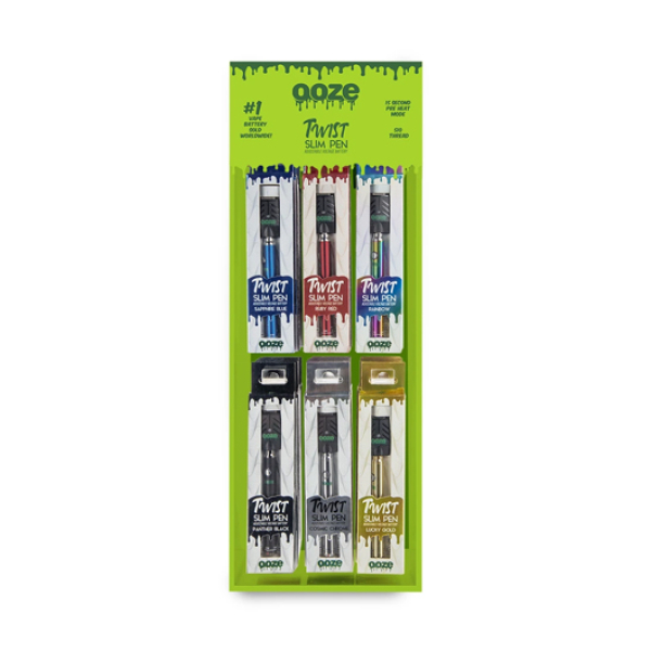 OOZE SLIM TWIST BATTERY 48CT DISPLAY