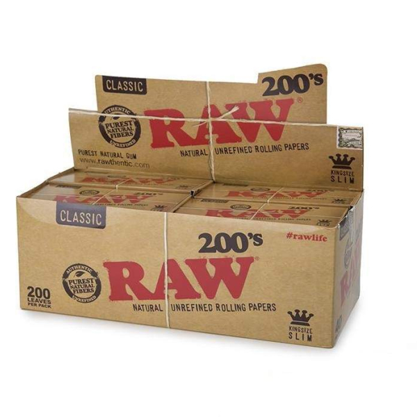 RAW KING SIZE SLIM 200CT