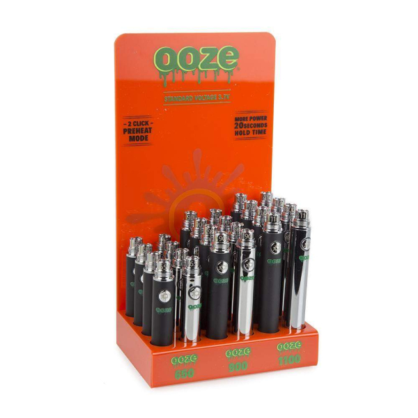 OOZE VAPE BATTERY DISPLAY 24CT