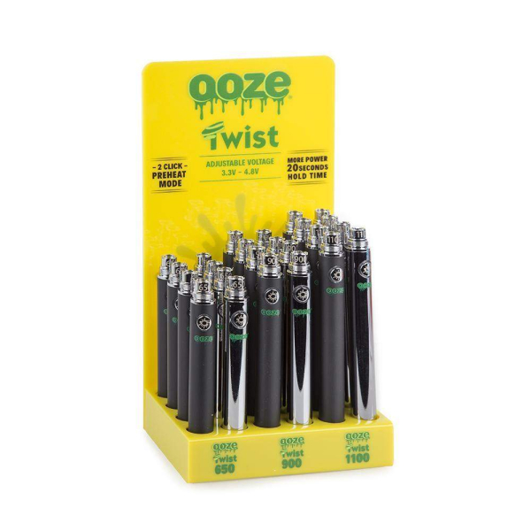 OOZE TWIST BATTERY DISPLAY 24CT