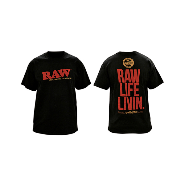 RAW MENS BLACK SHIRT