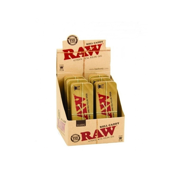 RAW PAPER TIN FOR PREROLL CONES KING SIZE 6CT